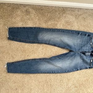 Studio Blue High Rise Skinny Jeans 28 Stitch Fix Raw Hem
